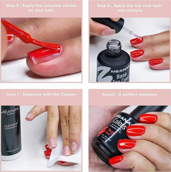 Produktbild Meanail Ruby (Nagellacktrockner, Tango, Black Cherry, Blush, Rouge, Basic Nude (18), Taupe)