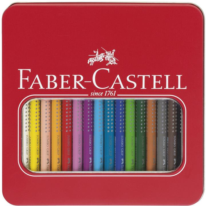 Faber-Castell Jumbo Grip (Mehrfarbig, 16 x)