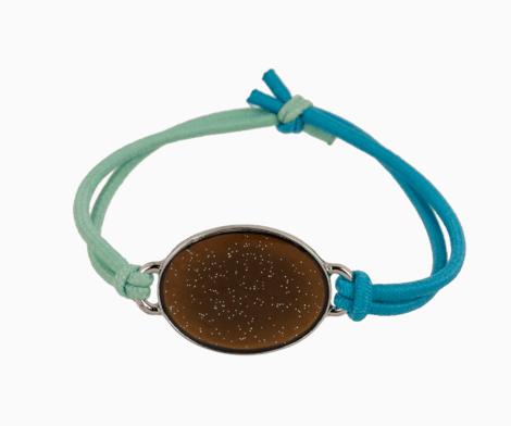 Image du produit Out of the blue Bracelet d'humeur avec pierre (Matières plastiques, Métal)