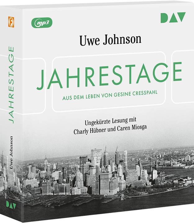 Image du produit Les anniversaires. De la vie de Gesine Cresspahl (Uwe Johnson, Charly Hübner, Caren Miosga, Allemand)