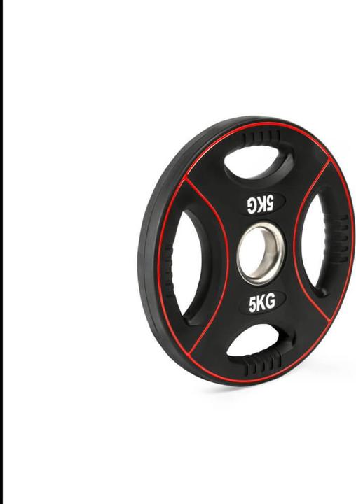 Actual product image ATX Polyurethane 4-Grip Weight Plate (1 x 5 kg)