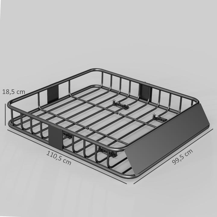 Produktbild Homcom Dachträger Stahl Schwarz