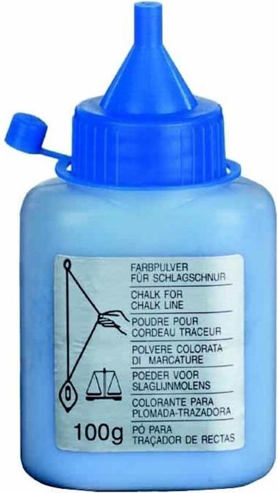 Actual product image Cimco Colour powder blue for impact cord roller, grease- and oil-free, in plastic bottle