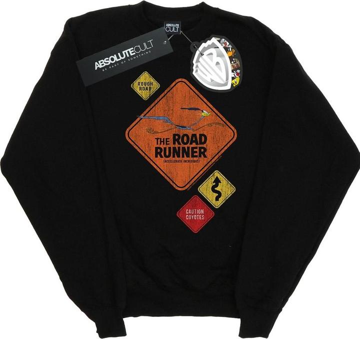 Looney Tunes Road Runner Road Sign Sweatshirt