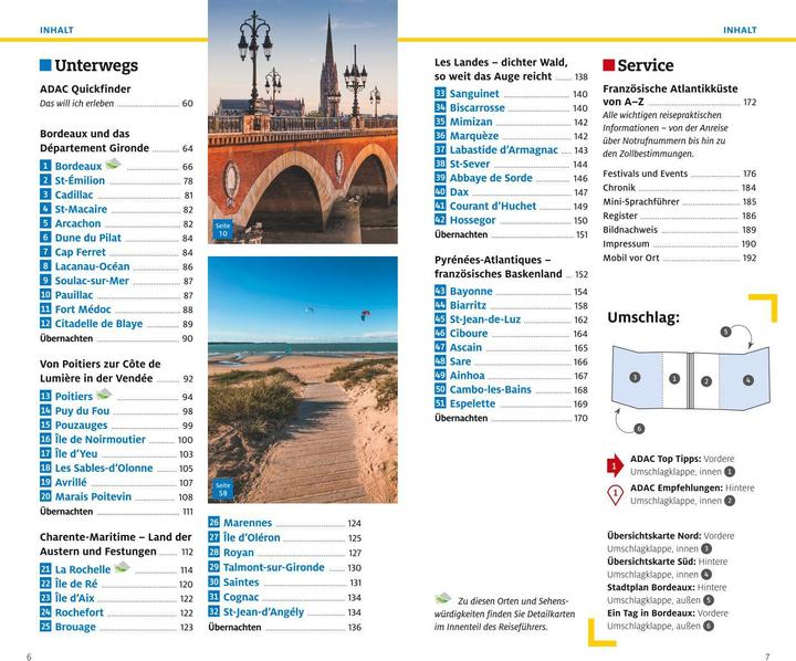 Produktbild Adac Reiseführer plus Französische Atlantikküste (Deutsch, Jonas Fieder, 2024)