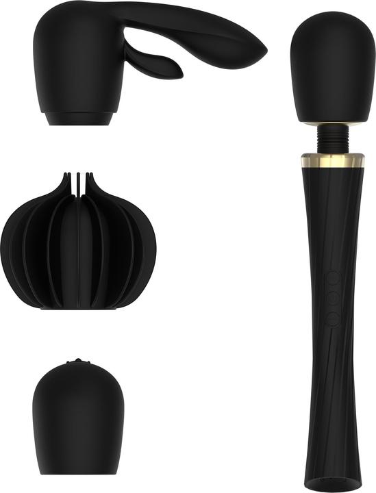 Tracy's Dog Ensemble Magic Wand Vibrator Hammer - Noir/Or