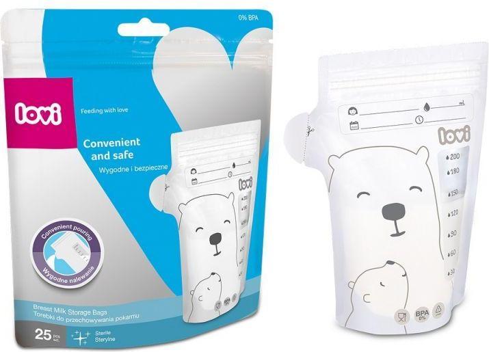 Lovi milk bags, 25 pcs., 12/208