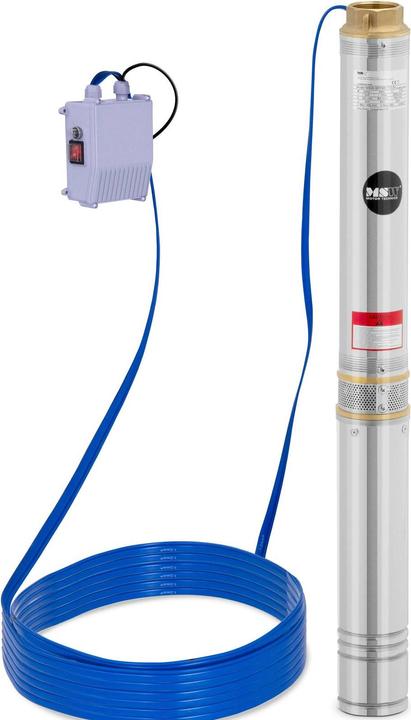 Produktbild MSW Brunnenpumpe Tiefbrunnenpumpe Tauchpumpe Rohrpumpe 10,8 m³/h 1500 W Edelstahl (Gartenpumpe)