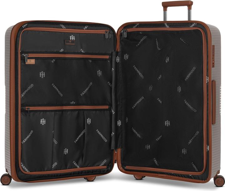 Immagine prodotto Farmhood Eco Edition 02 4 Rollen Trolley 76 cm mit Dehnfalte (109 l, XL (da 115l))