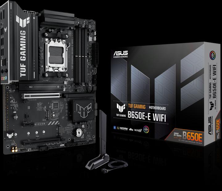Actual product image ASUS MB TUF GAMING B650E-E WIFI (AM5, AMD B650E, ATX)