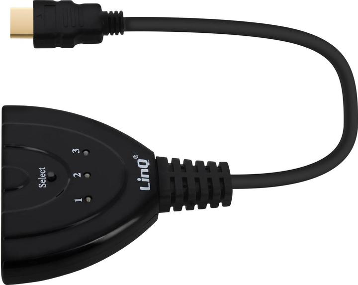 Immagine prodotto LinQ Adattatore multiplo /HUB HDMI maschio a 3x porte HDMI, di - Nero (0.15 m, HDMI)