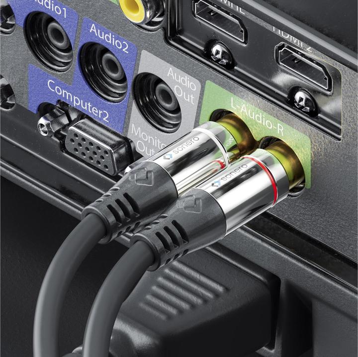 Actual product image Sonero Cinch audio cable (15 m, Extension)