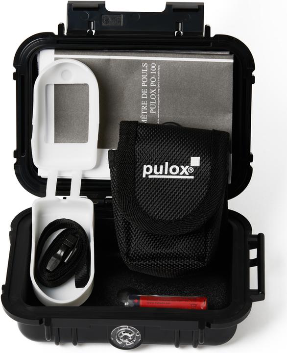 Actual product image Pulox Pulse oximeter PO-100 white