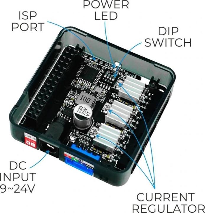 Actual product image M5Stack Stepper motor driver GRBL module 13.2