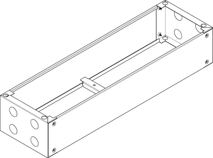 ABN UT420 Pedestal RAL7022 W/H/D 1090/200/340mm
