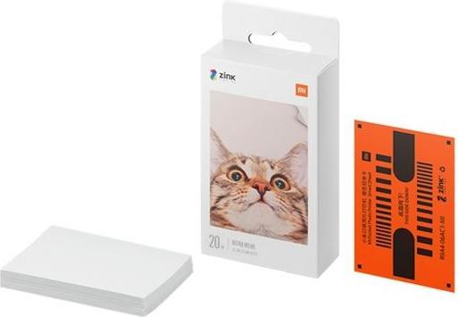 Actual product image Xiaomi Mi Portable Photo Printer Paper (287 g/m², 50 x 76 mm, 20 x)