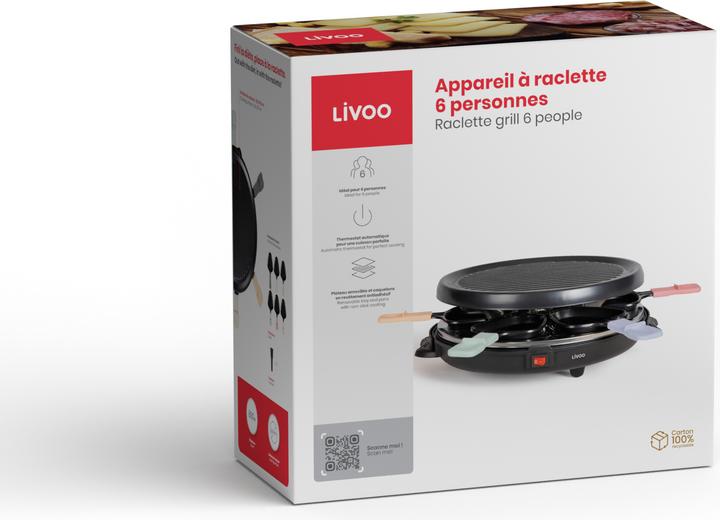 Actual product image Livoo Raclette party grill