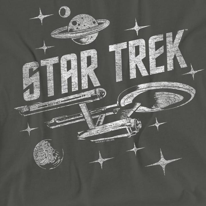 Actual product image Unisex Adult Through Space T-Shirt (L)