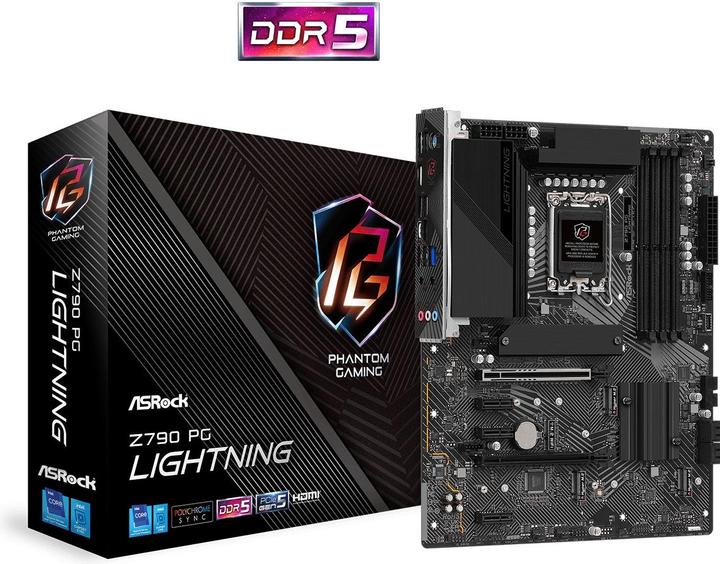 Image du produit AsRock Z790 Phantom Gaming Lightning (LGA 1700, Intel Z790, ATX)