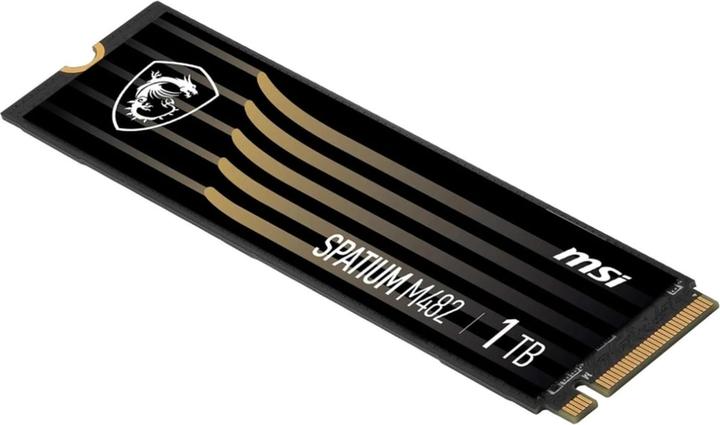 Actual product image MSI SSD 1TB M.2 Gen4 Spatium M482 PCIe 4.0 (1000 GB, M.2 2280)