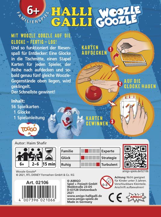 Actual product image Amigo Halli Galli Woozle Goozle (German)