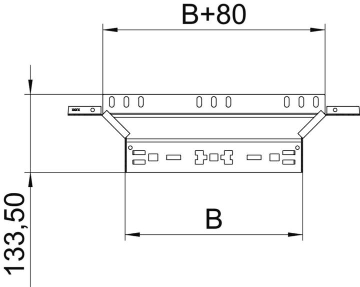 Produktbild OBO Bettermann Anbau-Abzweigstück RAAM 620 FS 60x200 (200 mm)