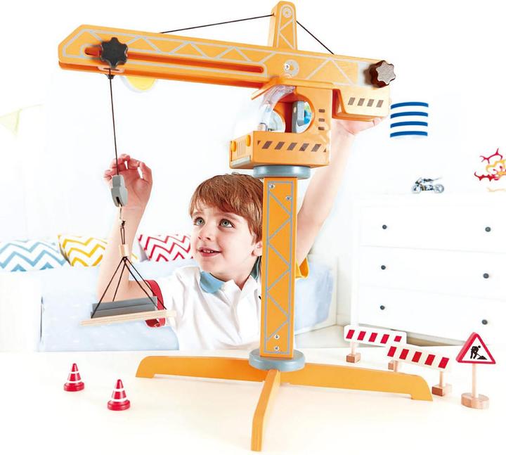Image du produit Hape Grande grue de construction (10 pièces)