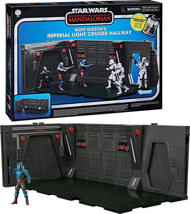 Actual product image Hasbro Star Wars: The Mandalorian Vintage Collection Moff Gideon's Imperial Light Cruiser Hallway with