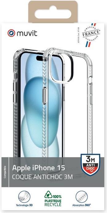 Produktbild Muvit Verstärkte iPhone 15-Hülle Series (Apple iPhone 15)