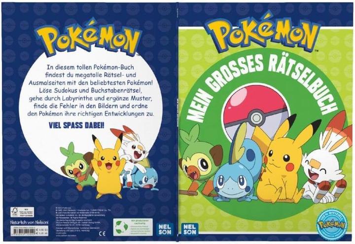 Produktbild Pokémon: Mein grosses Rätselbuch (Deutsch, 2023)
