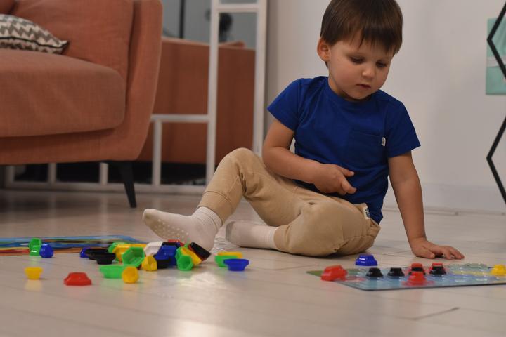 Image du produit Montessori Jeu éducatif, jeu familial, Big Baby Mosaic - Coccinelle 52 pièces