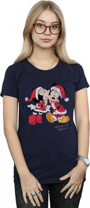 Produktbild Disney Mickey And Minnie Christmas Kiss TShirt (M)