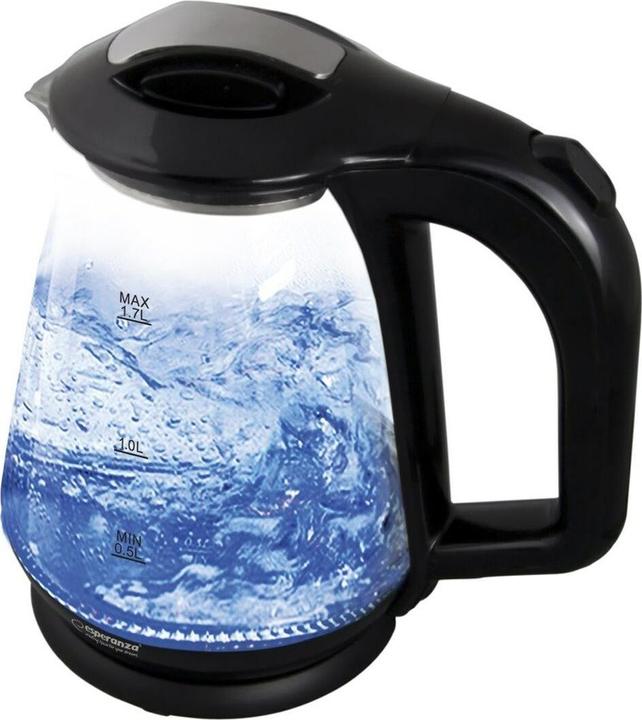 Produktbild Esperanza EKK024K Electric kettle 1.7 L Black, Multicolor 1500 W (1.70 l, EU-Stecker)
