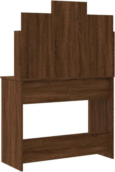 Image du produit VidaXL Coiffeuse avec lampes LED Chêne brun 96x40x142 (96 x 40 x 142 cm)