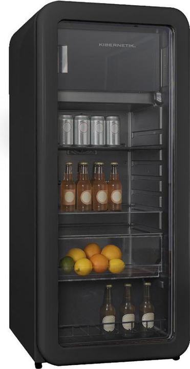 Produktbild Kibernetik Retro Getränkekühlschrank RKS149 schwarz (168 l)
