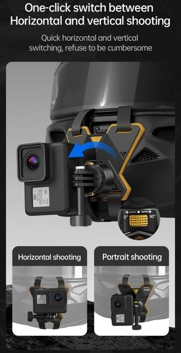 Produktbild Ueli Express Magnetische Helm Halterung mit Schnellverschluss (Hero 9 Black, Hero 10 Black, Hero 11 Black, Hero 12 Black, Hero 13 Black)