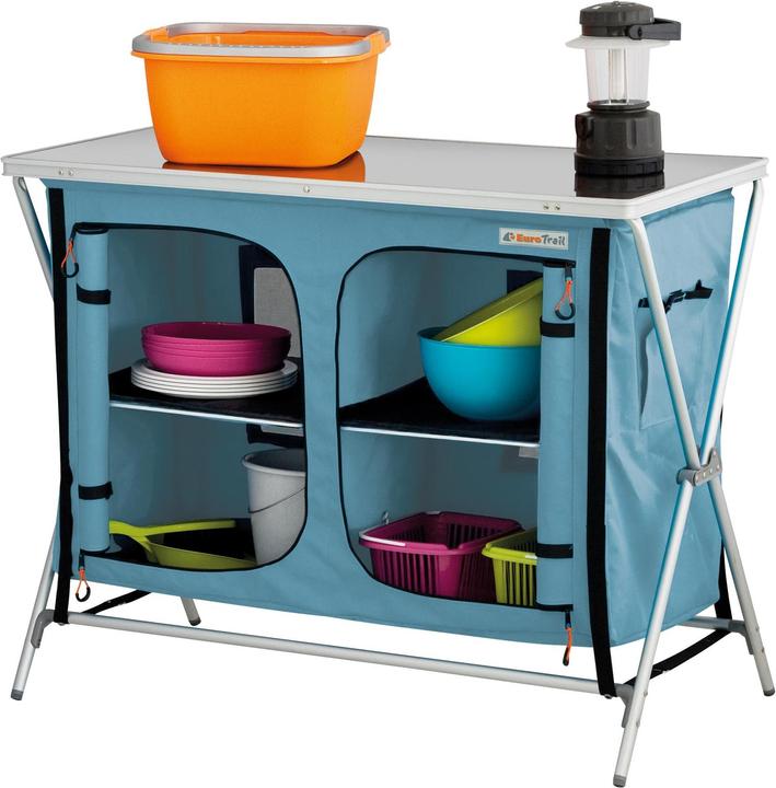 Image du produit Eurotrail Armoire de camping Bonaire Bleu/Noir