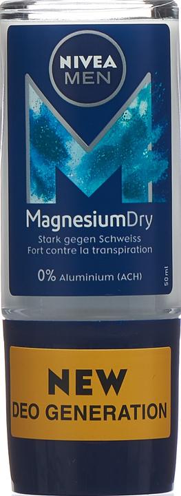 Actual product image Nivea Men Magnesium Dry (Roll-on, 50 ml)