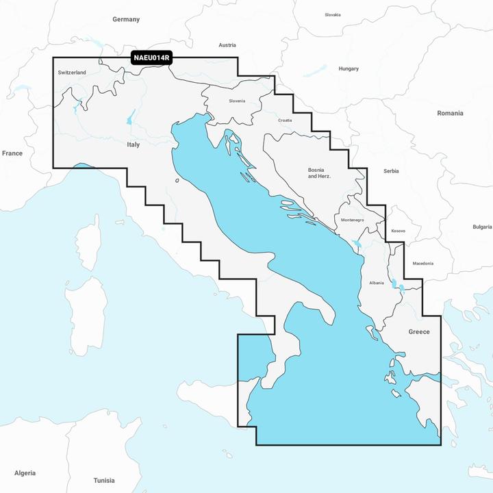 Navionics Landkarte - Italien - Adriatisches Meer