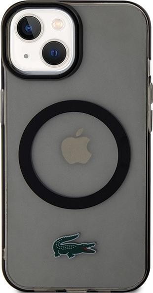 Produktbild Lacoste LCHMP15SULOK iPhone 15 6.1" czarny/black hardcase Transparent MagSafe (Apple iPhone 15)
