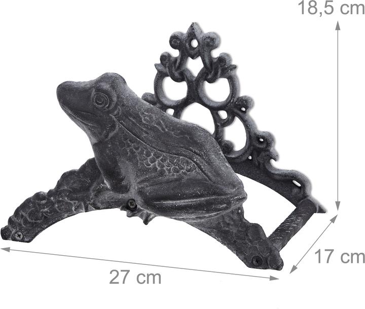 Actual product image Relaxdays Frog Garden Hose Holder (30 m)
