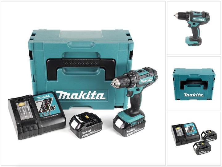 Produktbild Makita Akku-Bohrschraubendreher DDF482RMJ Set (Akkubetrieb)