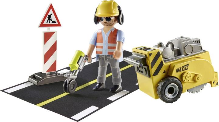 Actual product image Playmobil Construction worker with edge cutter (71185, Playmobil City Action)