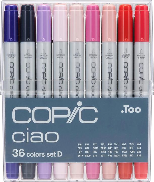 Image du produit Copic Marker Ciao 22075364 36er Set D (Multicolore, 36 x)