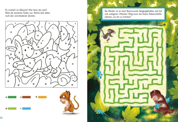 Produktbild Der kleine Siebenschläfer: Mein Rätselschatz (Deutsch, Sabine Bohlmann, Kerstin Schoene, Silke Reimers, 2023)