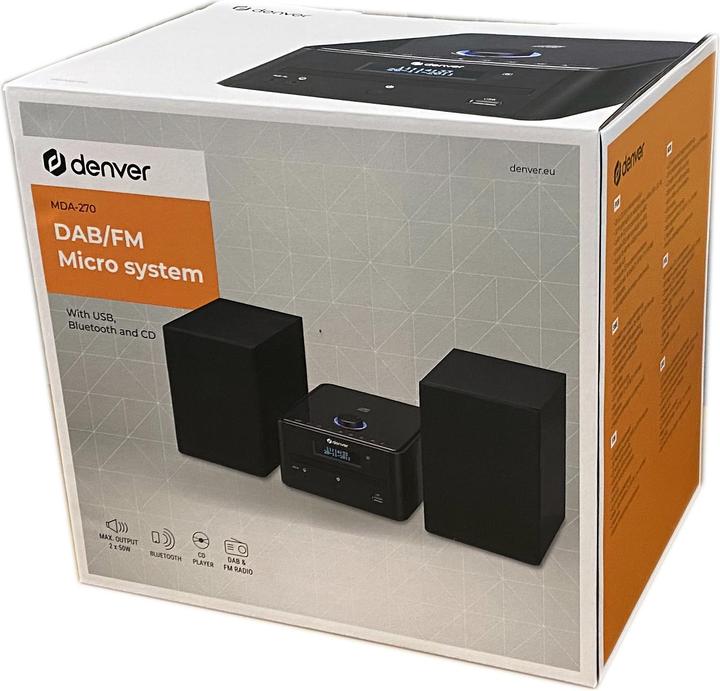 Actual product image Denver MDA-270 (Bluetooth, CD player, 1x 10 W)