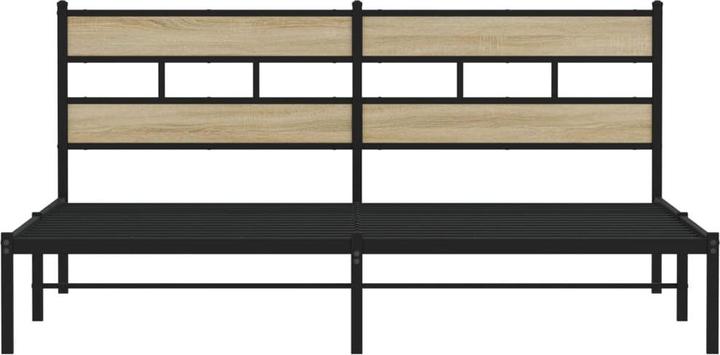 Produktbild VidaXL Metallbett Bettgestell Bett Lattenrost Doppelbett ohne Matratze 183x213cm (183 x 213 cm)
