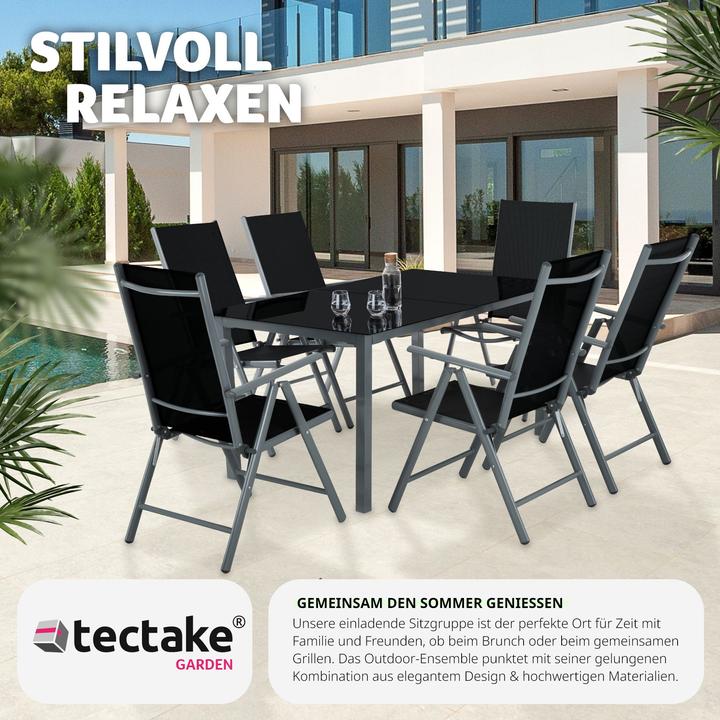 Image du produit tectake Salon de Jardin (150 cm)