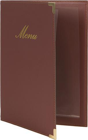 Immagine prodotto Securit Cartella menu CLASSIC, A5, rosso vino (A5, 1 x)