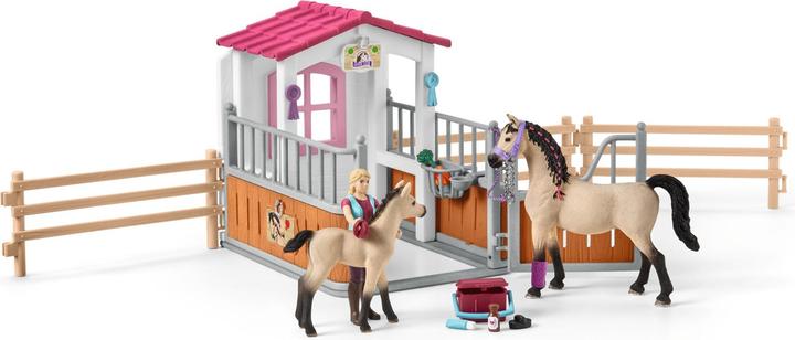 Produktbild Schleich Pferdebox mit arabischen Pferde und Begleiter
